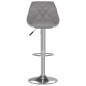 vidaXL Barhocker 2 Stk. Grau und Weiß Kunstleder vidaXL Barhocker 2 Stk. Grau und Weiß Kunstleder