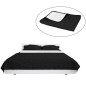 vidaXL Zweiseitige Tagesdecke Gesteppt 170 x 210 cm Schwarz und Weiß vidaXL Zweiseitige Tagesdecke Gesteppt 170 x 210 cm Schwarz und Weiß