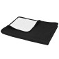 vidaXL Zweiseitige Tagesdecke Gesteppt 170 x 210 cm Schwarz und Weiß vidaXL Zweiseitige Tagesdecke Gesteppt 170 x 210 cm Schwarz und Weiß
