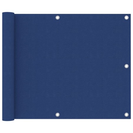 vidaXL Balkon-Sichtschutz Blau 75x500 cm Oxford-Gewebe