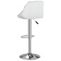 vidaXL Barhocker 2 Stk. Grau und Weiß Kunstleder vidaXL Barhocker 2 Stk. Grau und Weiß Kunstleder