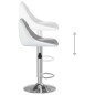 vidaXL Barhocker 2 Stk. Grau und Weiß Kunstleder vidaXL Barhocker 2 Stk. Grau und Weiß Kunstleder