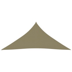 vidaXL Sonnensegel Oxford-Gewebe Dreieckig 3x3x3 m Beige
