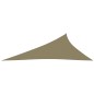 vidaXL Sonnensegel Oxford-Gewebe Dreieckig 4x5x6,4 m Beige vidaXL Sonnensegel Oxford-Gewebe Dreieckig 4x5x6,4 m Beige