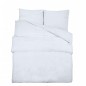 vidaXL Bettwäsche-Set Weiß 225x220 cm Baumwolle vidaXL Bettwäsche-Set Weiß 225x220 cm Baumwolle