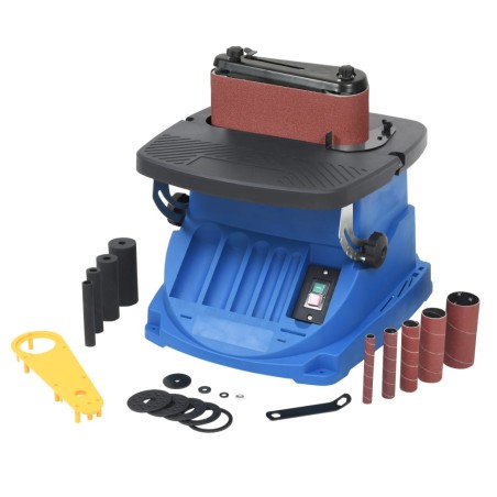 vidaXL Oszillierende Spindel- und Bandschleifmaschine 450 W Blau