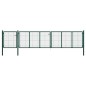 vidaXL Gartentor Stahl 500×75 cm Grün vidaXL Gartentor Stahl 500×75 cm Grün
