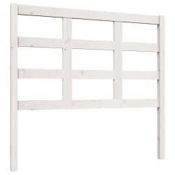 vidaXL Kopfteil Weiß 105,5x4x100 cm Massivholz Kiefer