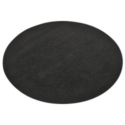vidaXL Kunstrasen mit Noppen Durchm. 95 cm Anthrazit Rund