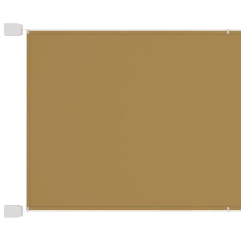 vidaXL Senkrechtmarkise Beige 60x1000 cm Oxford-Gewebe vidaXL Senkrechtmarkise Beige 60x1000 cm Oxford-Gewebe