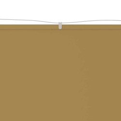 vidaXL Senkrechtmarkise Beige 180x800 cm Oxford-Gewebe