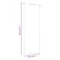 vidaXL Balkon-Sichtschutz Schwarz 80x240 cm Oxford-Gewebe vidaXL Balkon-Sichtschutz Schwarz 80x240 cm Oxford-Gewebe