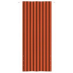 vidaXL Balkon-Sichtschutz Orange und Braun 120x240 cm Oxford-Gewebe