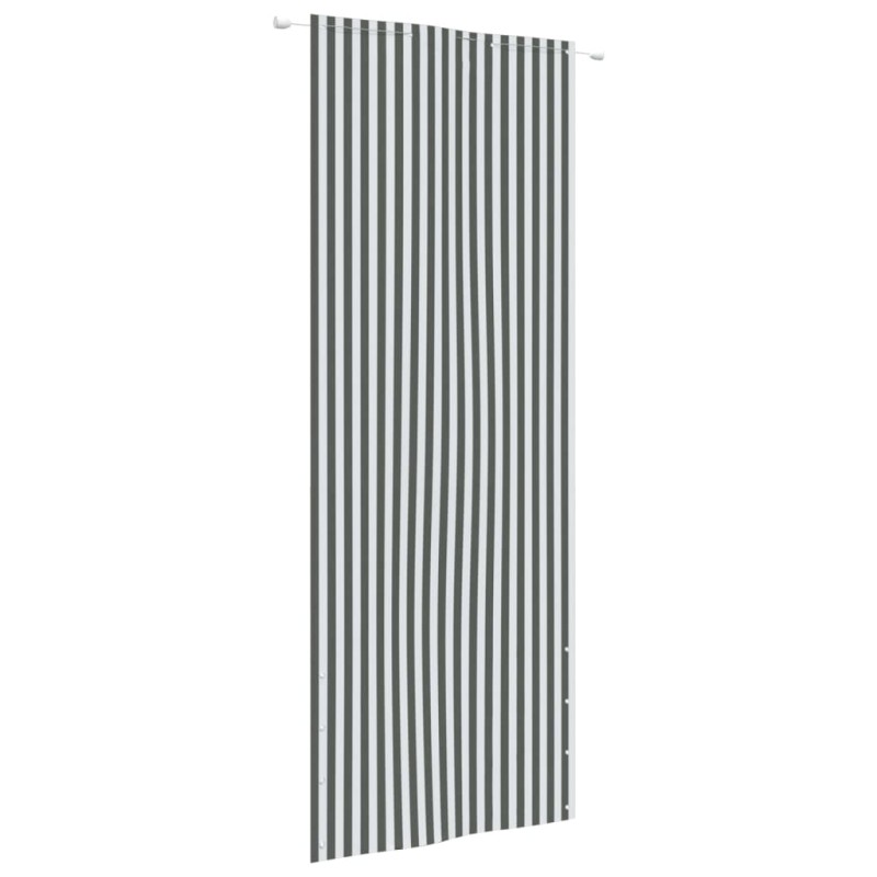 vidaXL Balkon-Sichtschutz Anthrazit und Weiß 80x240 cm Oxford-Gewebe vidaXL Balkon-Sichtschutz Anthrazit und Weiß 80x240 cm Oxford-Gewebe