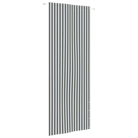 vidaXL Balkon-Sichtschutz Anthrazit und Weiß 80x240 cm Oxford-Gewebe