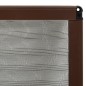 vidaXL Insektenschutz-Plissee für Fenster Aluminium Braun 60x80 cm vidaXL Insektenschutz-Plissee für Fenster Aluminium Braun 60x80 cm