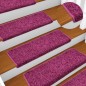 vidaXL Stufenmatten 5 Stk. 65x21x4 cm Violett vidaXL Stufenmatten 5 Stk. 65x21x4 cm Violett