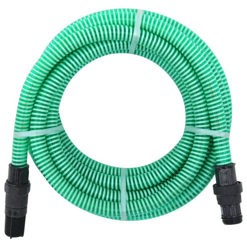 vidaXL Saugschlauch mit PVC-Anschlüssen Grün 1" 4 m PVC vidaXL Saugschlauch mit PVC-Anschlüssen Grün 1" 4 m PVC