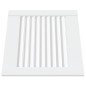 vidaXL Schranktüren Lamellen-Design 2 Stk Weiß 39,5x39,4 cm Massivholz vidaXL Schranktüren Lamellen-Design 2 Stk Weiß 39,5x39,4 cm Massivholz