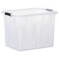 vidaXL Aufbewahrungsboxen mit Deckeln 2 Stk. Transparent 55 L vidaXL Aufbewahrungsboxen mit Deckeln 2 Stk. Transparent 55 L