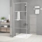 vidaXL Duschwand für Walk-In Dusche Silber 80x195 cm ESG-Glas Klar vidaXL Duschwand für Walk-In Dusche Silber 80x195 cm ESG-Glas Klar