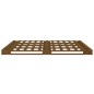 vidaXL Palettenbett Honigbraun 140x190 cm Massivholz Kiefer