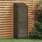 vidaXL Geräteschuppen Anthrazit 55x52x174,5 cm Massivholz Tanne vidaXL Geräteschuppen Anthrazit 55x52x174,5 cm Massivholz Tanne
