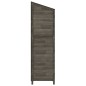 vidaXL Geräteschuppen Anthrazit 55x52x174,5 cm Massivholz Tanne vidaXL Geräteschuppen Anthrazit 55x52x174,5 cm Massivholz Tanne