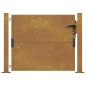 vidaXL Gartentor 105x80 cm Cortenstahl vidaXL Gartentor 105x80 cm Cortenstahl