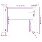 vidaXL Gartentor 105x80 cm Cortenstahl vidaXL Gartentor 105x80 cm Cortenstahl
