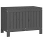 vidaXL Gartentruhe Grau 76x42,5x54 cm Massivholz Kiefer vidaXL Gartentruhe Grau 76x42,5x54 cm Massivholz Kiefer