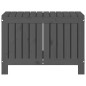 vidaXL Gartentruhe Grau 76x42,5x54 cm Massivholz Kiefer vidaXL Gartentruhe Grau 76x42,5x54 cm Massivholz Kiefer