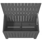vidaXL Gartentruhe Grau 76x42,5x54 cm Massivholz Kiefer vidaXL Gartentruhe Grau 76x42,5x54 cm Massivholz Kiefer