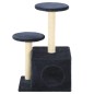 vidaXL Katzen-Kratzbaum Sisal 60 cm Dunkelblau vidaXL Katzen-Kratzbaum Sisal 60 cm Dunkelblau
