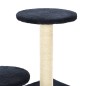 vidaXL Katzen-Kratzbaum Sisal 60 cm Dunkelblau vidaXL Katzen-Kratzbaum Sisal 60 cm Dunkelblau