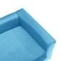 vidaXL Hundesofa Schaumstoffkissen Türkis 60x43x30cm Plüsch Kunstleder vidaXL Hundesofa Schaumstoffkissen Türkis 60x43x30cm Plüsch Kunstleder