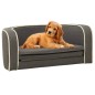 vidaXL Klappbares Hundesofa 76x71x30 cm Waschbare Kissen Leinen Grau vidaXL Klappbares Hundesofa 76x71x30 cm Waschbare Kissen Leinen Grau