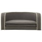 vidaXL Klappbares Hundesofa 76x71x30 cm Waschbare Kissen Leinen Grau vidaXL Klappbares Hundesofa 76x71x30 cm Waschbare Kissen Leinen Grau