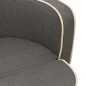 vidaXL Klappbares Hundesofa 76x71x30 cm Waschbare Kissen Leinen Grau vidaXL Klappbares Hundesofa 76x71x30 cm Waschbare Kissen Leinen Grau