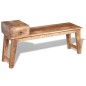 vidaXL Sitzbank mit Schublade Massivholz Mango 120x36x60 cm vidaXL Sitzbank mit Schublade Massivholz Mango 120x36x60 cm