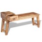 vidaXL Sitzbank mit Schublade Massivholz Mango 120x36x60 cm vidaXL Sitzbank mit Schublade Massivholz Mango 120x36x60 cm