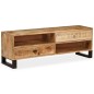 vidaXL TV-Schrank Mangoholz Massiv 120 x 30 x 40 cm vidaXL TV-Schrank Mangoholz Massiv 120 x 30 x 40 cm