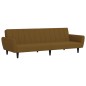 Schlafsofa 2-Sitzer Braun Samt Schlafsofa 2-Sitzer Braun Samt