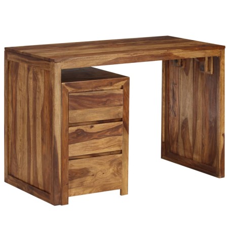 vidaXL Schreibtisch Massivholz 110×50×76 cm