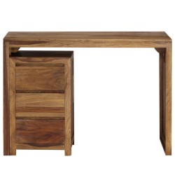 vidaXL Schreibtisch Massivholz 110×50×76 cm