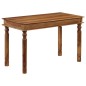 vidaXL Esszimmertisch Massivholz 120 x 60 x 77 cm vidaXL Esszimmertisch Massivholz 120 x 60 x 77 cm