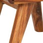 vidaXL Nachttisch Massivholz mit Golddruck 49 x 40 x 30 cm vidaXL Nachttisch Massivholz mit Golddruck 49 x 40 x 30 cm