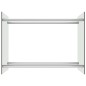vidaXL Brennholzregal Transparent 80 x 35 x 60 cm Glas vidaXL Brennholzregal Transparent 80 x 35 x 60 cm Glas