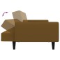 Schlafsofa 2-Sitzer Braun Samt Schlafsofa 2-Sitzer Braun Samt