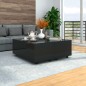 vidaXL Couchtisch Hochglanz-Schwarz 100x100x35 cm vidaXL Couchtisch Hochglanz-Schwarz 100x100x35 cm